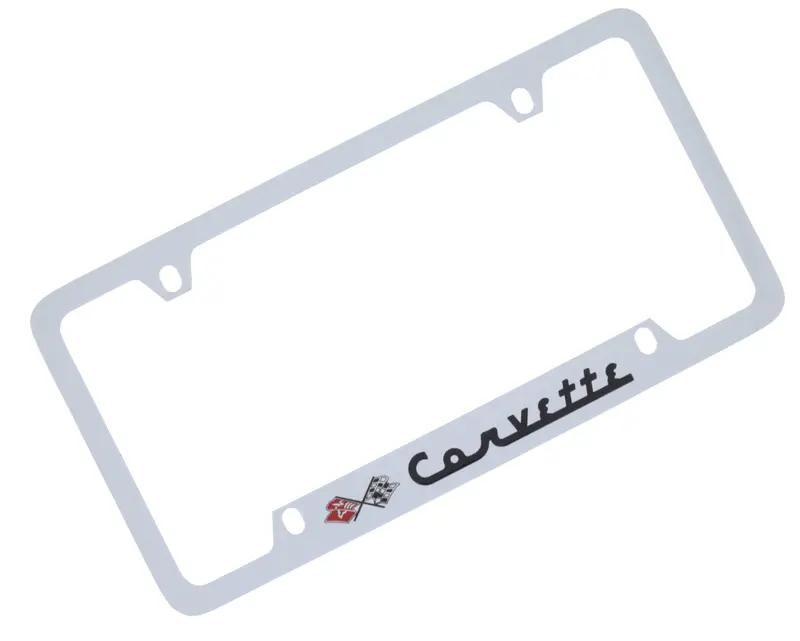 Corvette C1 License Plate Frame (Chrome) 1