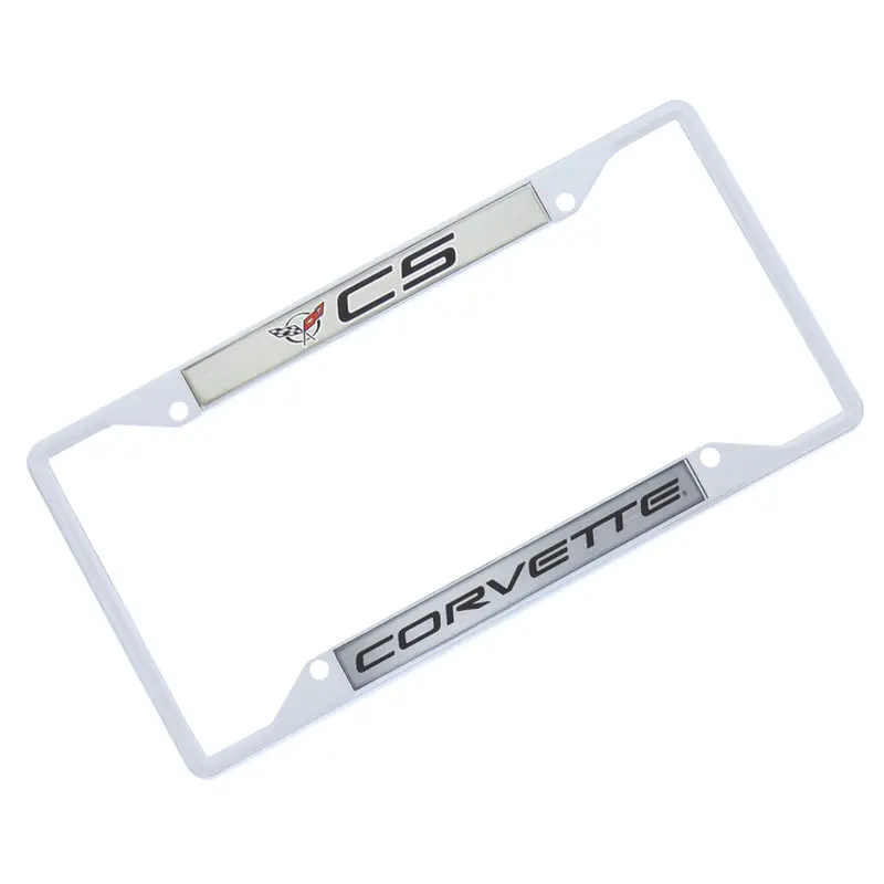 Corvette C5 License Plate Frame (Black) 1