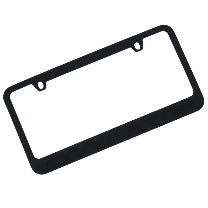 Corvette C7 License Plate Frame (Black) 1