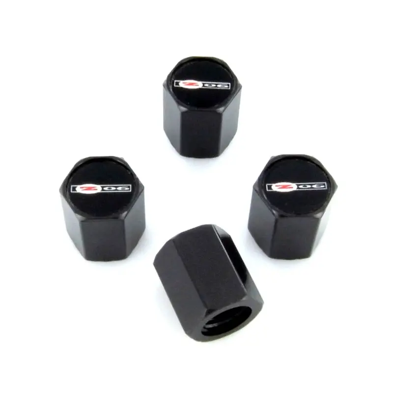 Corvette Z06 Logo Tire Stem Valve Caps 1