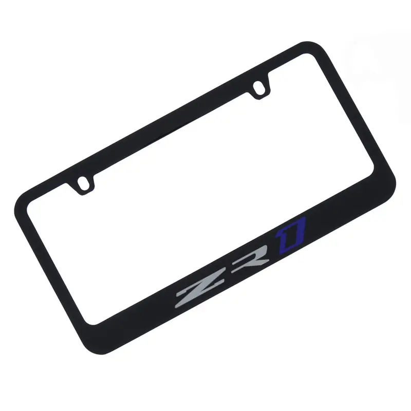 Corvette Zr1 License Plate Frame (Black) 1