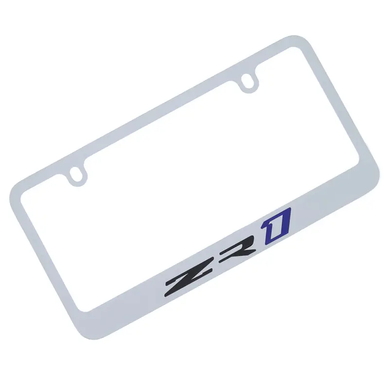 Corvette Zr1 License Plate Frame (Chrome) 1