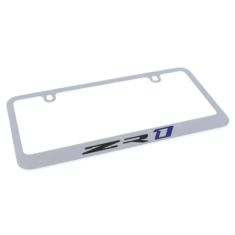 Corvette Zr1 License Plate Frame (Chrome) 2