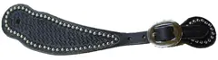 Cowperson Men's Dark Leather Spur Strap 1