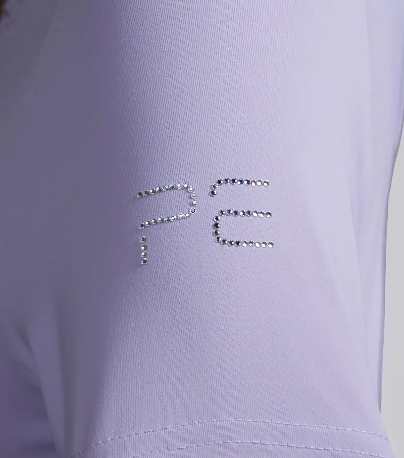 Cristalli Womens Short Sleeve Competition Shirt Heirloom Lilac 3