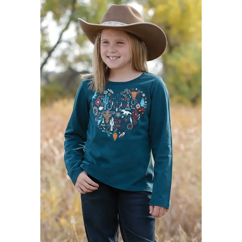 Cruel Girl's Western Long Sleeve Tee 1