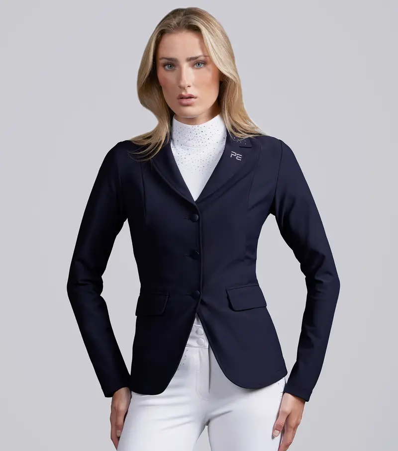 Crystello Womens Competition Jacket Navy 1