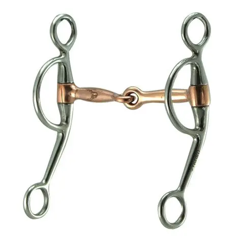 Curb Training Copper Mouth Snaffle Bit 1