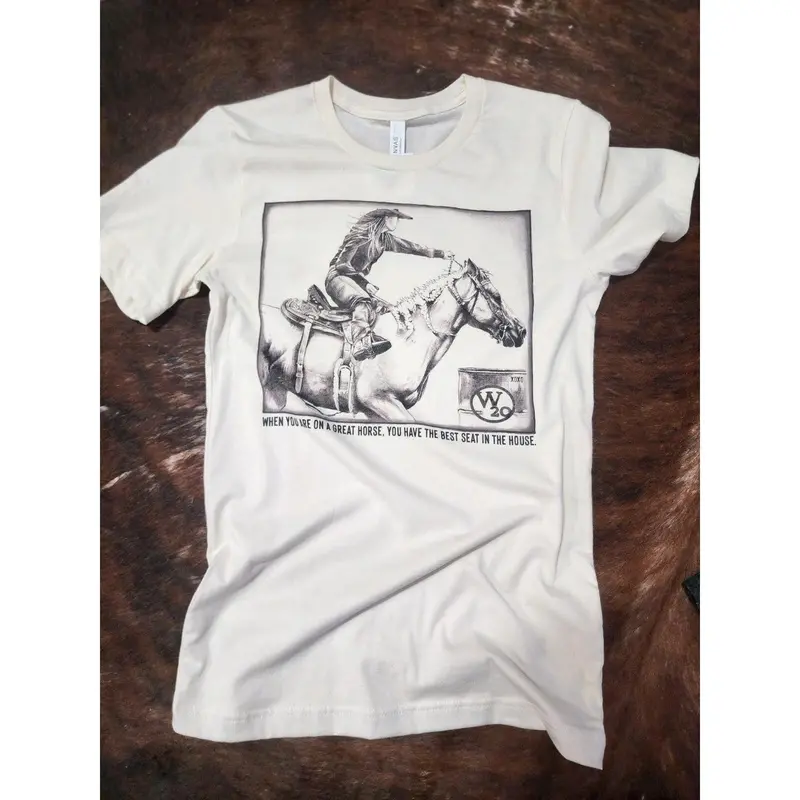 Custom West 20 Best Seat In The House Tee 1