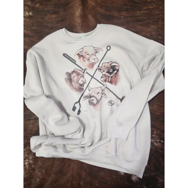 Custom West 20 Cattle Branding Sweatshirt 1