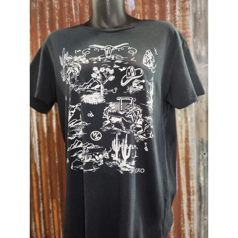 Custom West 20 Western Scenes Tee 1