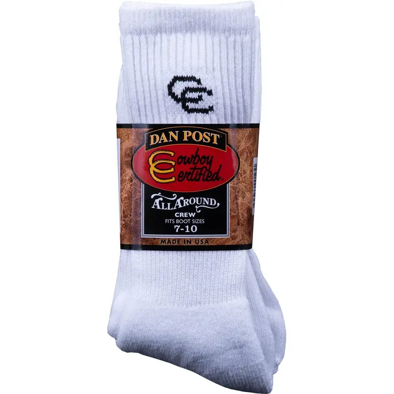 Dan Post Cowboy Certified All Around Crew Socks 1