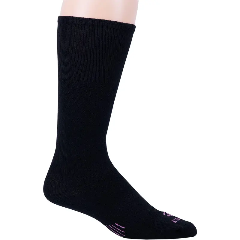 Dan Post Cowgirl Certified Lites Over-The-Calf Socks-Black 2