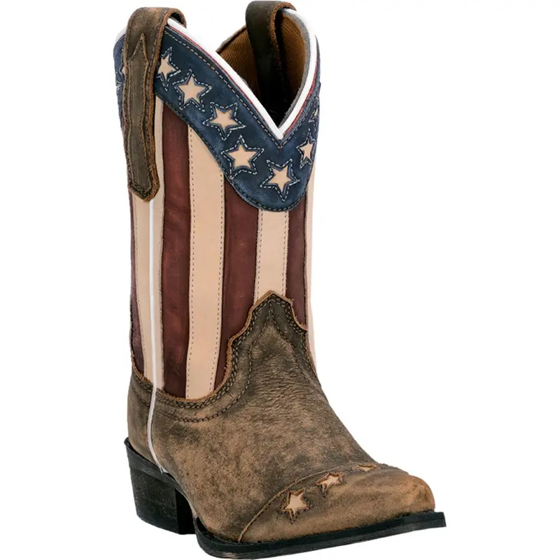 Dan Post Lil Liberty Flag Kid's Boot 1