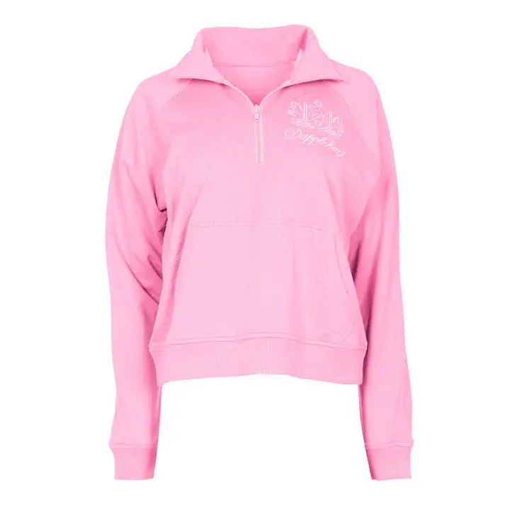 Dapplebay Crest 1/2 Zip French Terry Sweatshirt 1