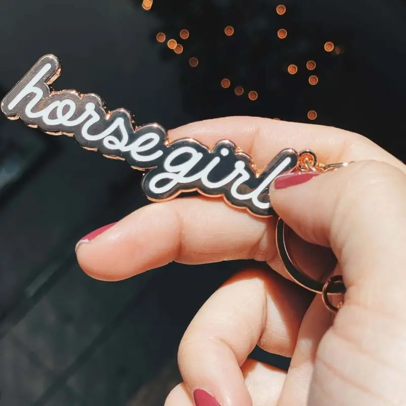 Dapplebay Horse Girl Keychain 1