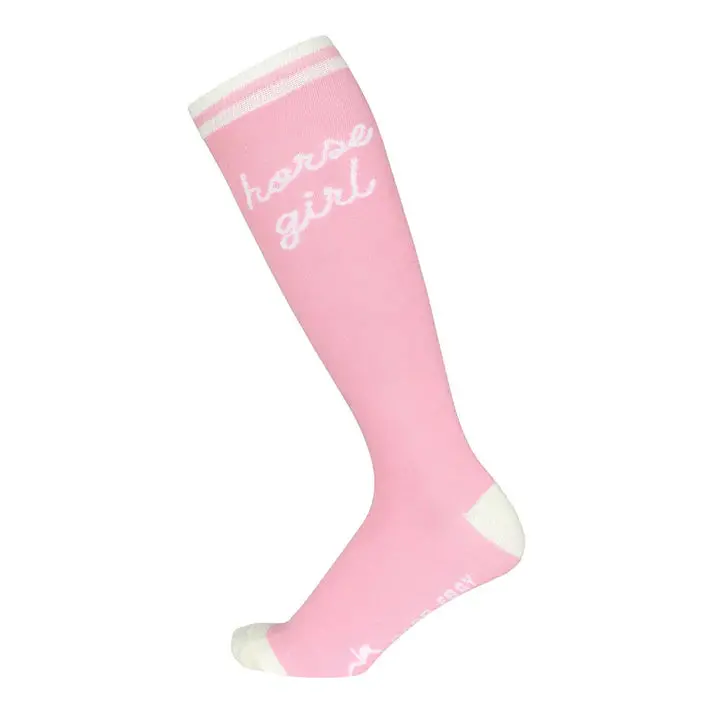 Dapplebay Horse Girl Knit Boot Socks 1