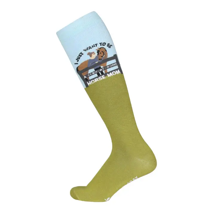 Dapplebay Horse Mom Knit Boot Socks 1