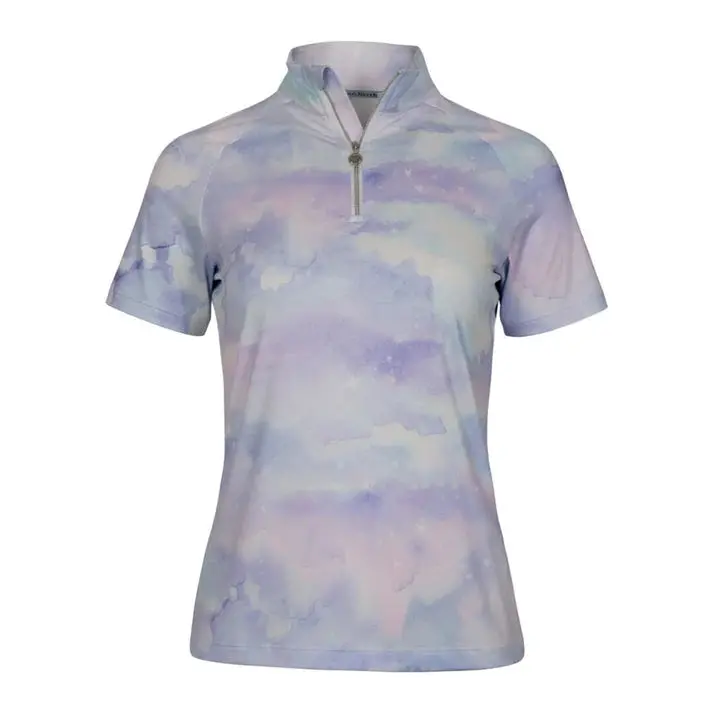 Dapplebay Ladies Opalite Skies 1/4 Zip Ss 1
