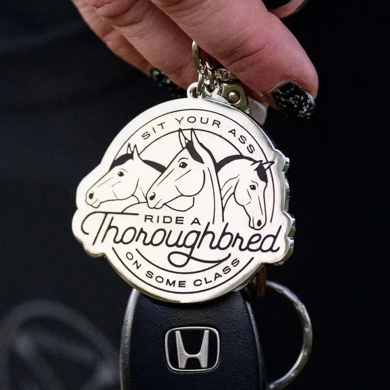 Dapplebay Ride A Thoroughbred Keychain 1