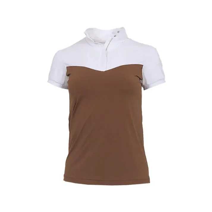 Dapplebay Women’s Short-Sleeve 1/4-Zip Show Shirt