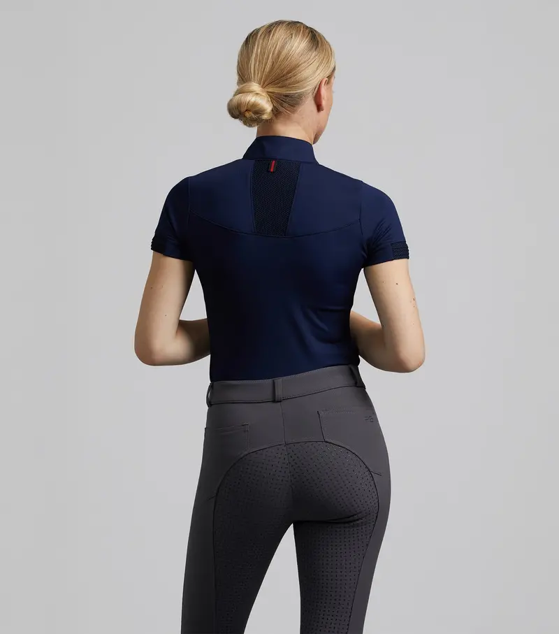 Delta Ladies Full Seat Gel Riding Breeches Anthracite 3