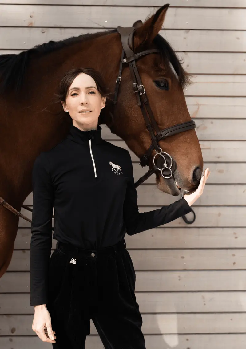 Devotion Q-Zip Embroidered | Long Sleeve | Noir 1