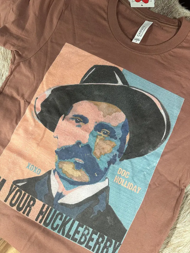 Doc Holliday Chestnut Tee Shirt 1
