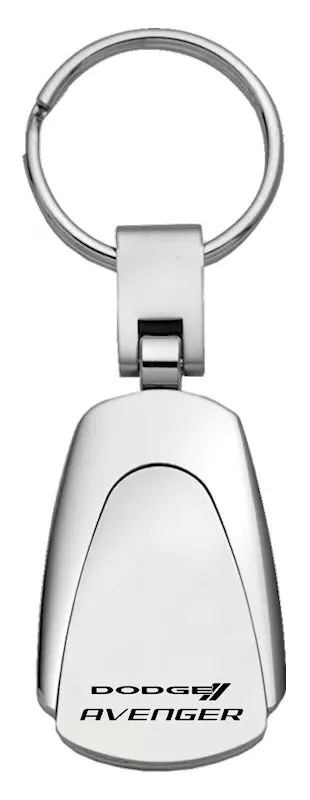 Dodge Avenger Teardrop Key Chain (Silver) 1