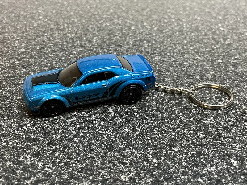 Dodge Challenger Hellcat Demon Hemi Srt Keychain Diecast Car Matchbox Hot Wheels 2