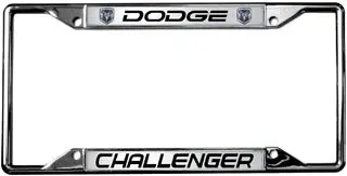 Dodge Challenger License Plate Frame (Black) 1