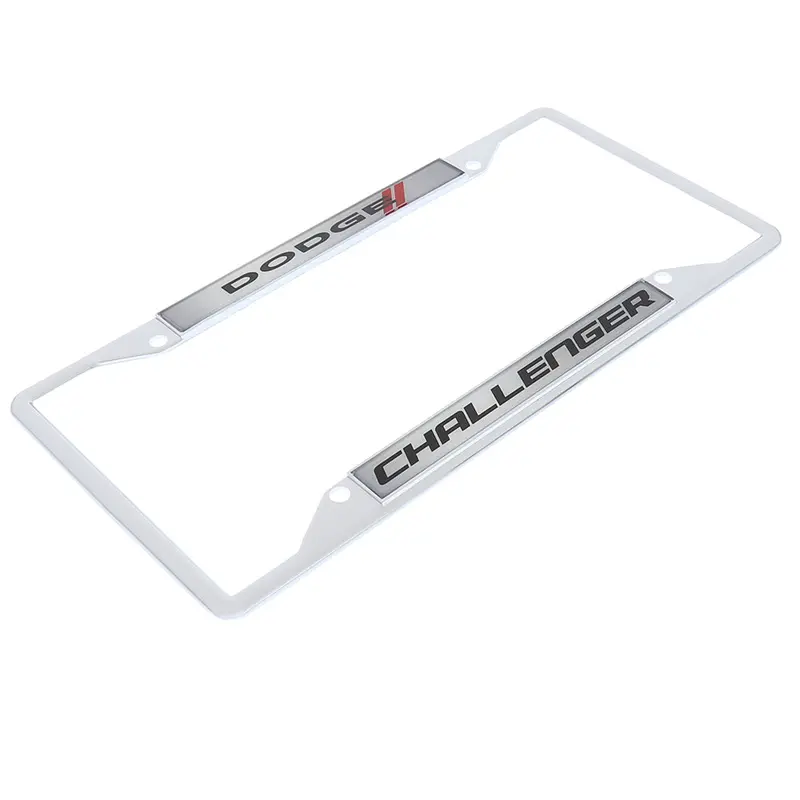 Dodge Challenger License Plate Frame (Chrome) 2
