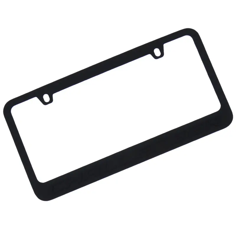 Dodge Challenger Name License Plate Frame (Black) 1