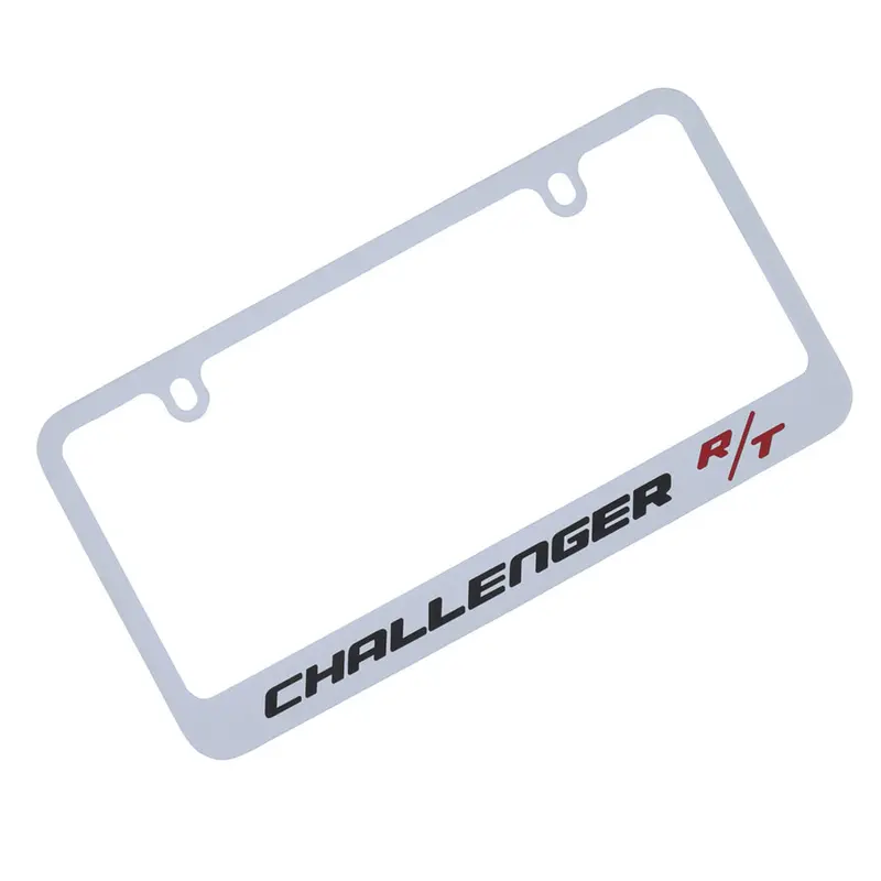 Dodge Challenger Rt License Plate Frame (Chrome) 1