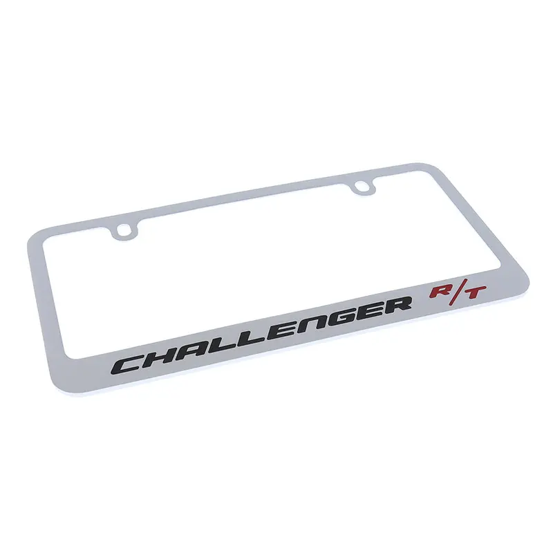 Dodge Challenger Rt License Plate Frame (Chrome) 2