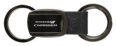 Dodge Charger Double Valet Key Chain (Gun Metal) 1