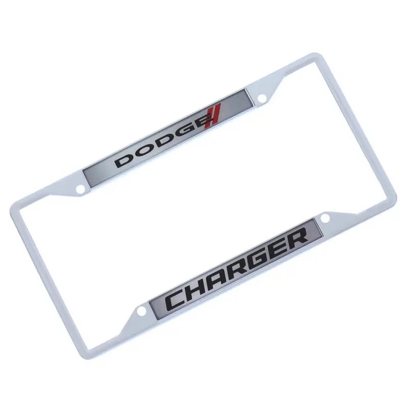 Dodge Charger License Plate Frame (Chrome) 1