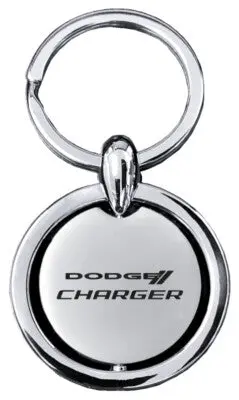 Dodge Charger Revolver Key Chain (Silver) 1