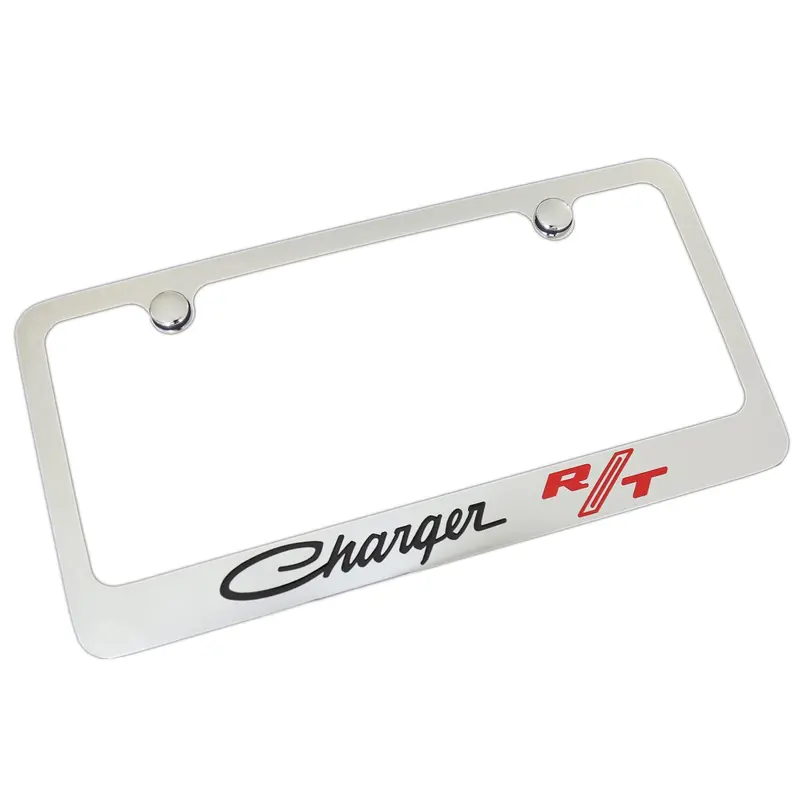 Dodge Charger Rt Classic License Plate Frame (Chrome) 1