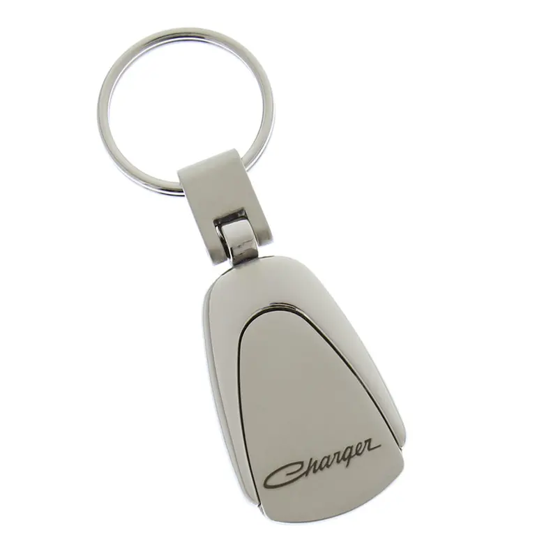 Dodge Charger Tear Drop Key Chain (Chrome) 1