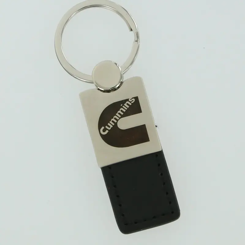 Dodge Cummins Leather Key Chain (Black) 1