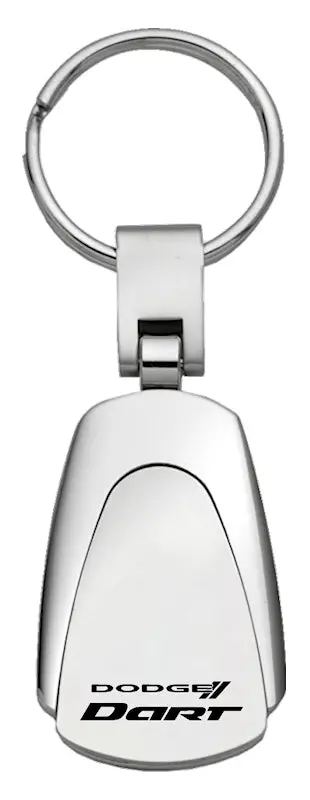 Dodge Dart Teardrop Key Chain (Silver) 1