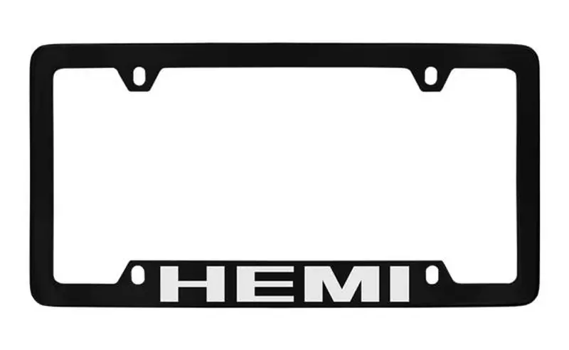 Dodge Hemi License Plate Frame (Black) 1