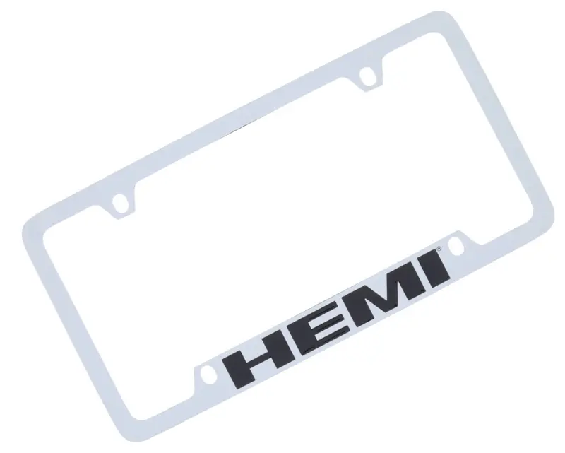 Dodge Hemi License Plate Frame (Chrome) 1