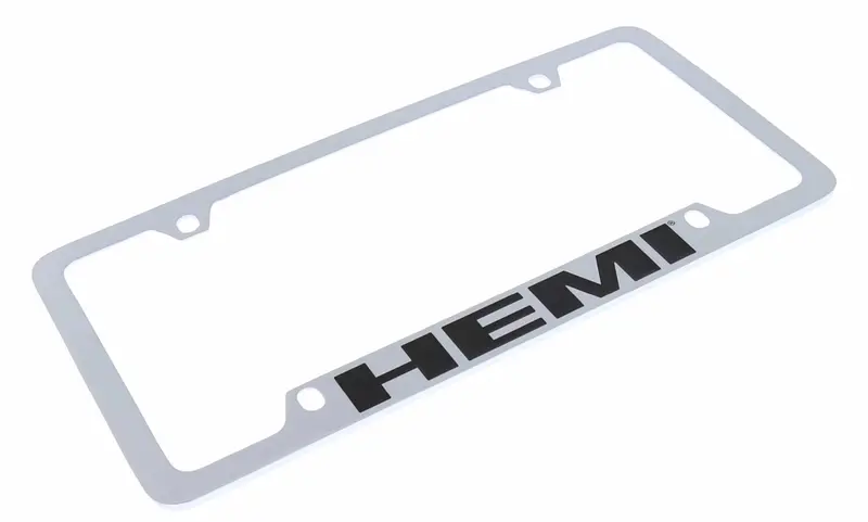 Dodge Hemi License Plate Frame (Chrome) 2