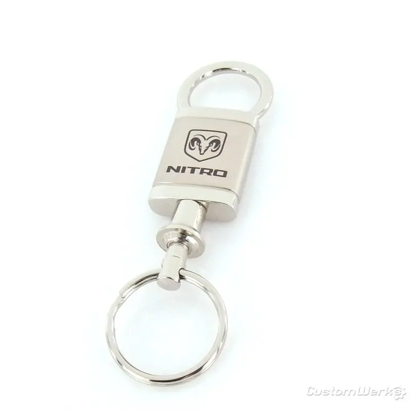 Dodge Nitro Satin Valet Keychain (Chrome) 1