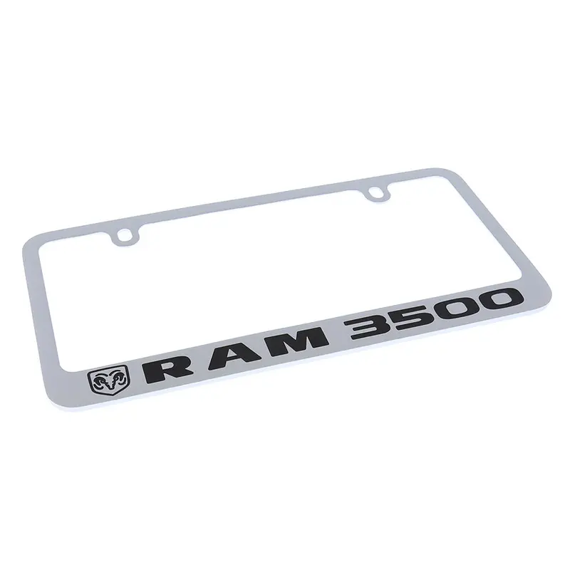 Dodge Ram 3500 License Plate Frame (Chrome) 2