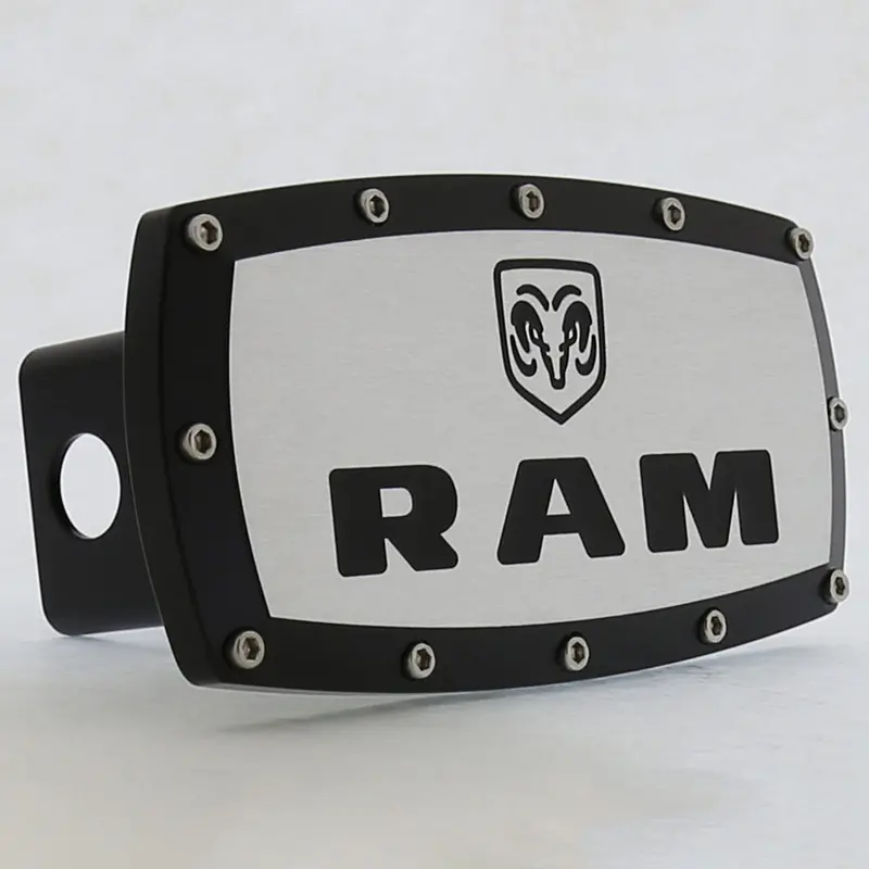 Dodge Ram Hitch Cover (Black) 1