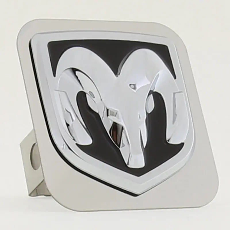 Dodge Ram Logo Hitch Cover (Chrome) 1