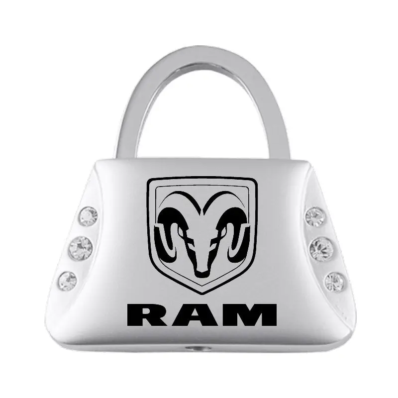 Dodge Ram Purse Shape Keychain (Chrome) 1